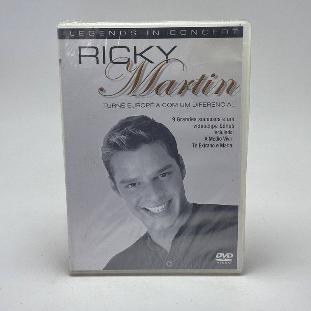 Dvd Ricky Martin - Turnê Europeia Legends in Concert