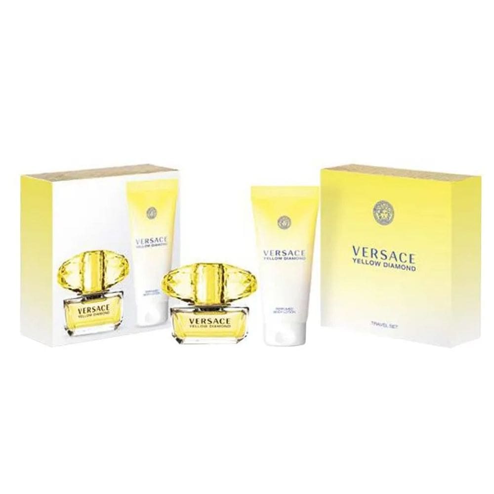Kit Perfume Versace Yellow Diamond 50ml + Loção Corporal 100ml