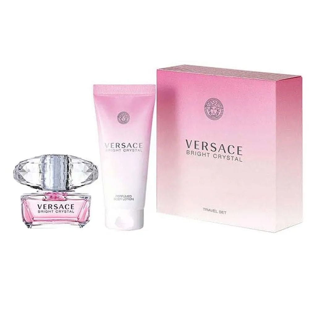 Kit Perfume Versace Bright Crystal 50ml + Loção Corporal 100ml