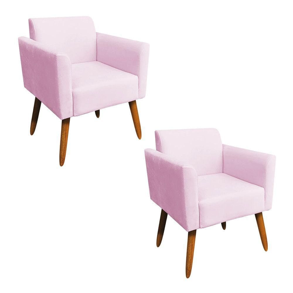 Kit 02 Poltronas Marisa Rosa Bebê