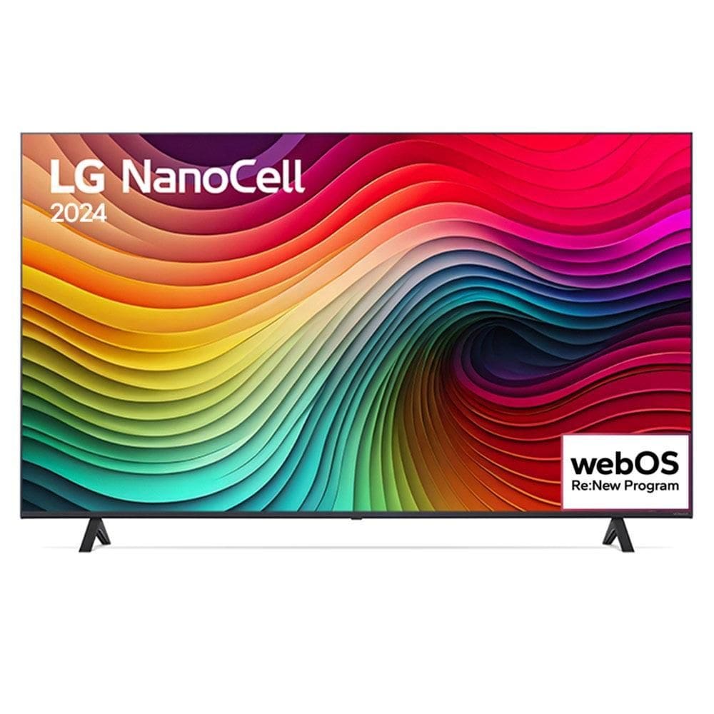 Smart TV 4K LG NanoCell 55\" Polegadas 55NANO80TSA, Processador a5 Ger7 AI, Alexa, Controle Smart Magic e Wi-Fi