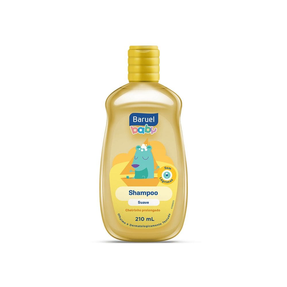 Shampoo Suave Baby Cheirinho Prolongado Sem Lágrimas 210ml Baruel