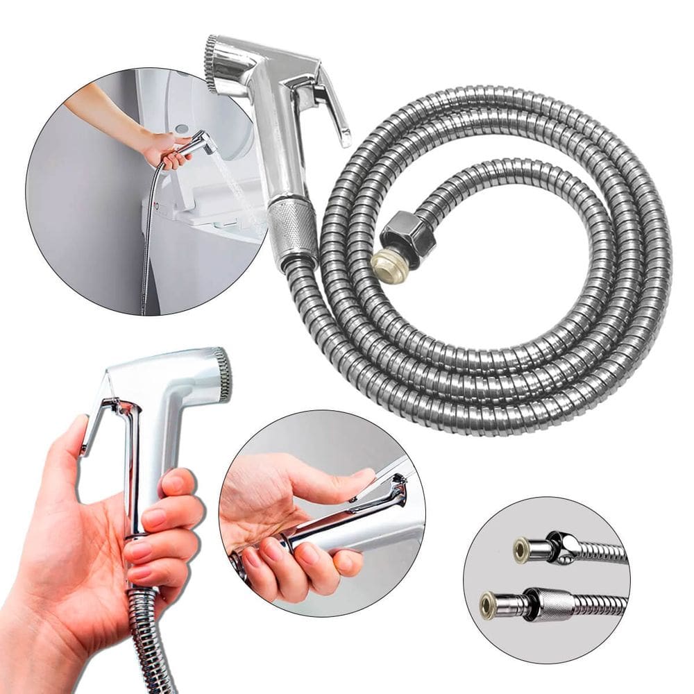 Ducha Higiênica com Mangueira de 1,20m eRegistrode1/2