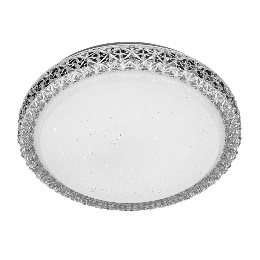 Plafon De Led Sobrepor Redondo Shine Liso 18w 3 Em 1 Blumenau