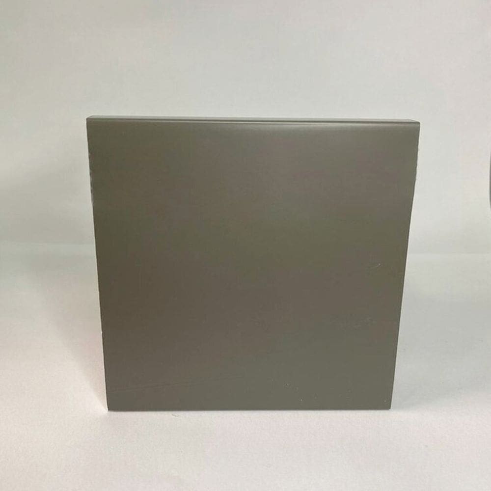 Kit com 10 Barras Rodapé de Poliestireno 10cm X 15mm Frisado Color 24m Cinza Escuro
