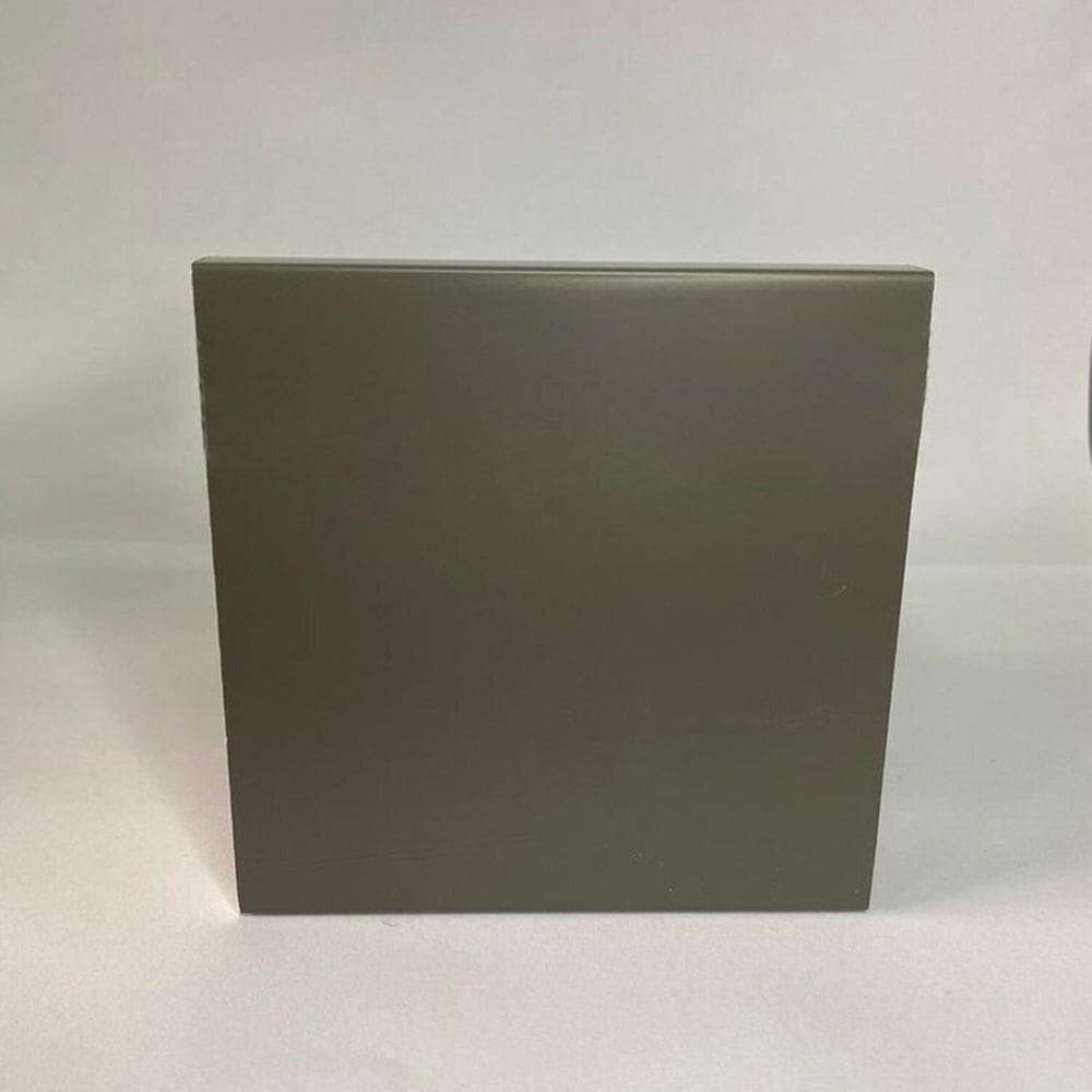 Kit com 20 Barras Rodapé de Poliestireno 10cm X 15mm Frisado Color 48m Cinza Escuro