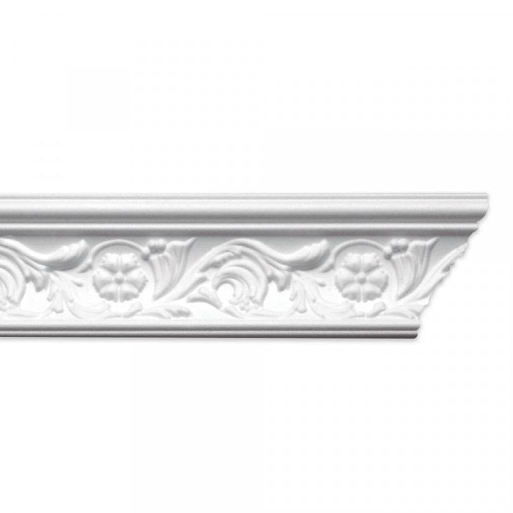 Kit 18M Linear Roda Teto Perfil de Poliestireno Anna