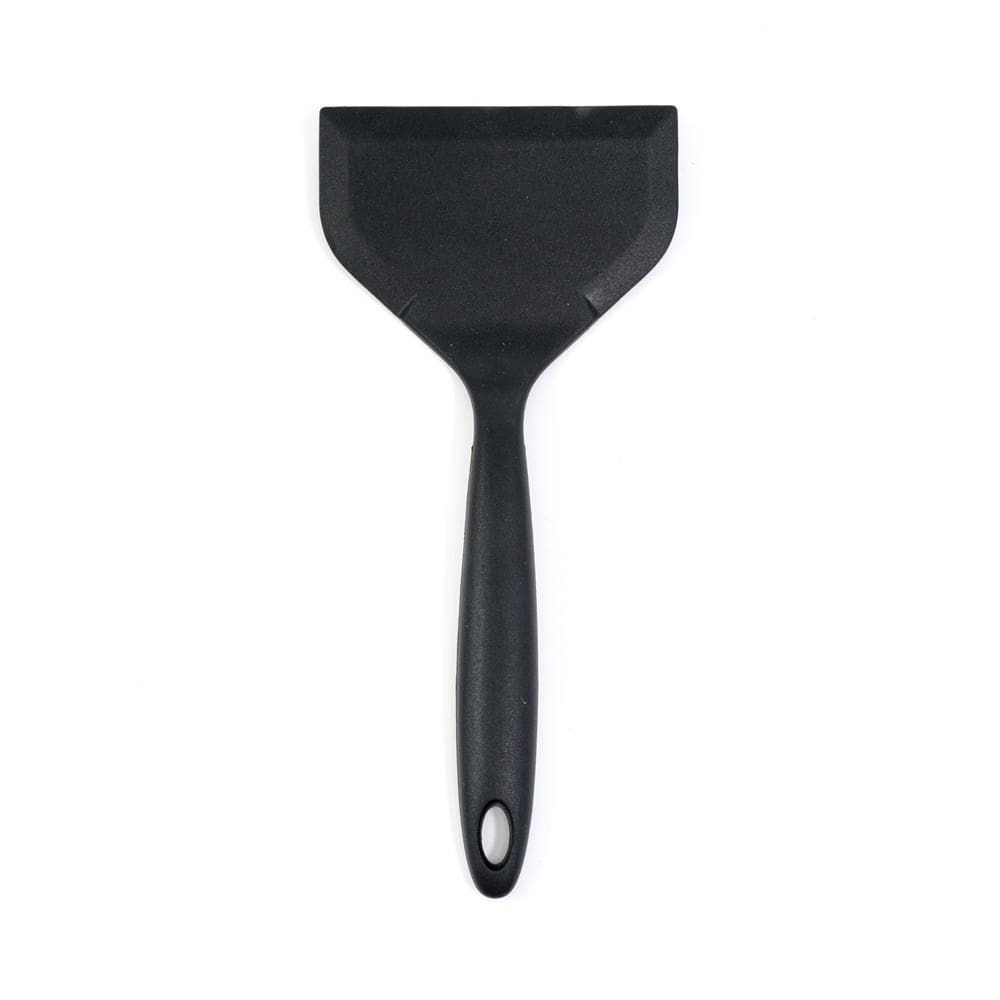 Espátula Larga De Silicone Preta - Oikos