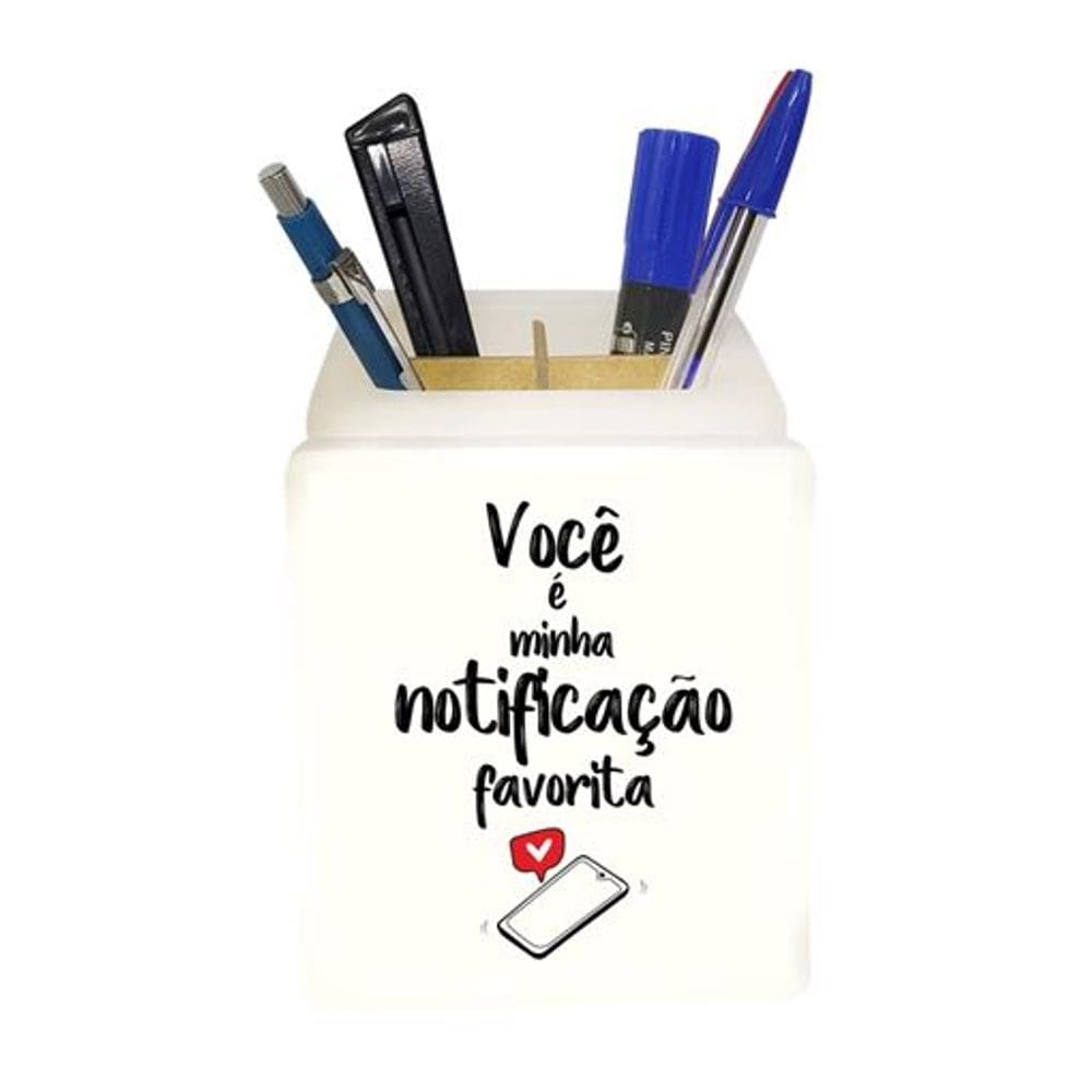 Organizador de Mesa Iluminado Minha Notificação Preferida