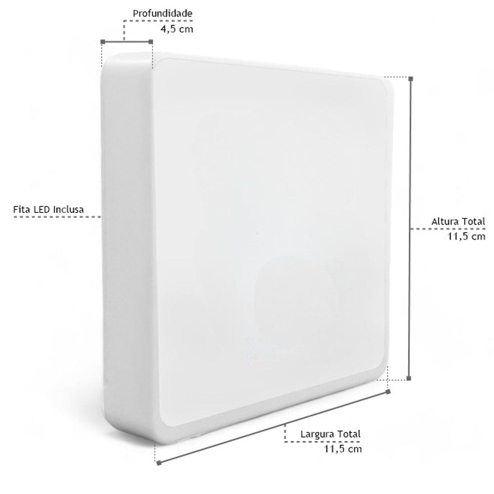 Mini Luminária Box Santa Paulina USB