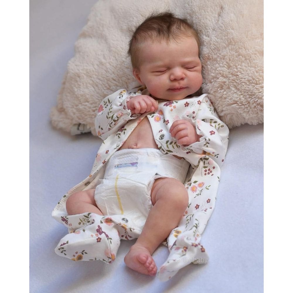Boneca Reborn Baby Doll Zero Pam Realistic Silicone Girl 45 cm com AC