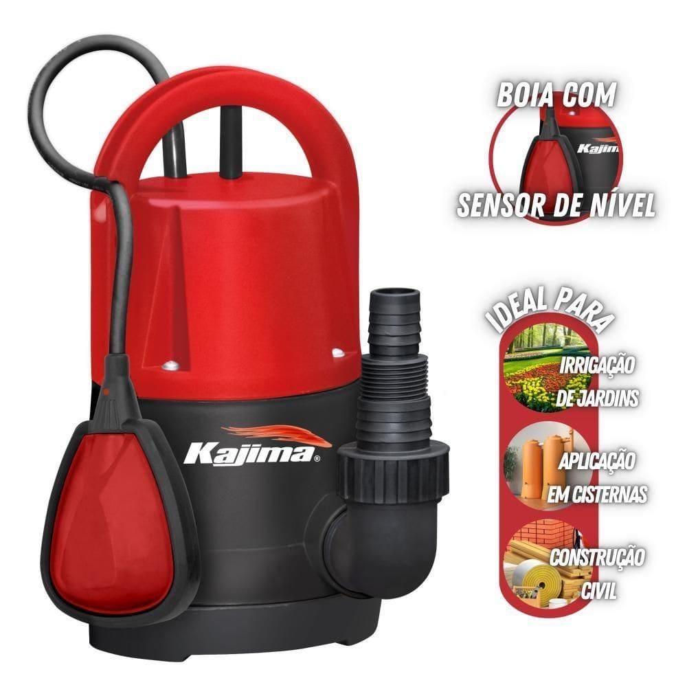 Bomba De água Kajima Qwl105 116l/min Elevação De água 110v