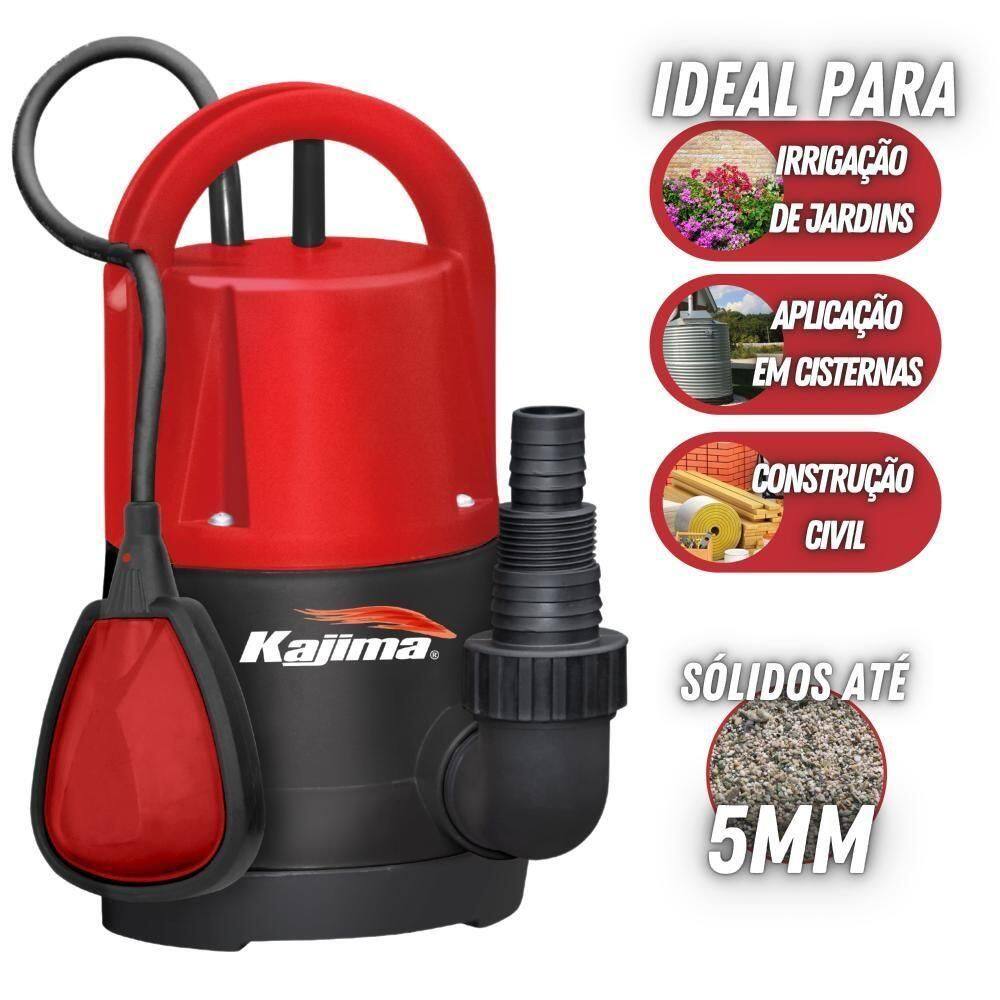 Bomba Submersível Kajima Qwl105 Boia Sensor De Nível 110v