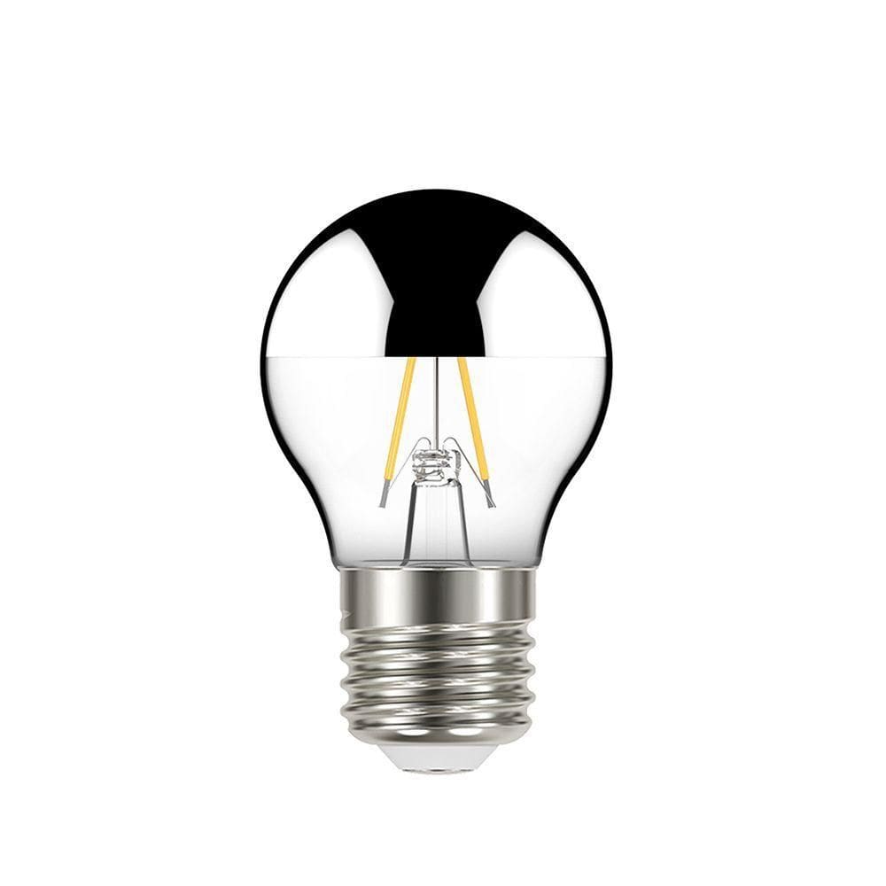 Lâmpada Led Filamento G45 Defletora Espelhada Taschibra E27 Bivolt