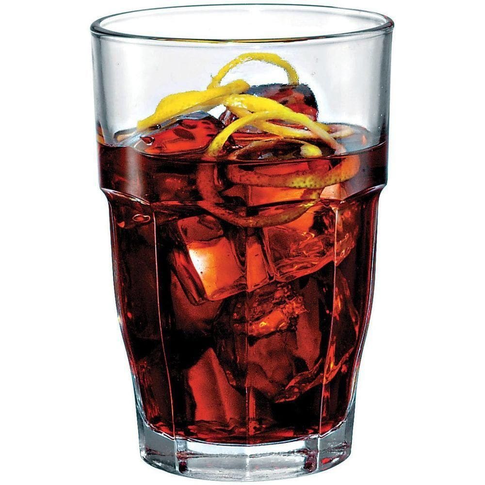Bormioli Rocco Rock Bar Copo Long Drink 12X8X8Cm 370Ml Vidro Temperado Transp 6Pç