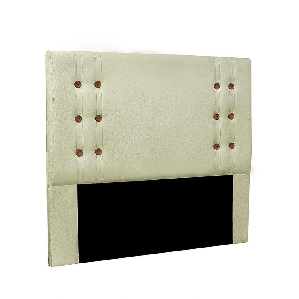 Cabeceira Gênova para Cama Box King 195cm Linho Natural