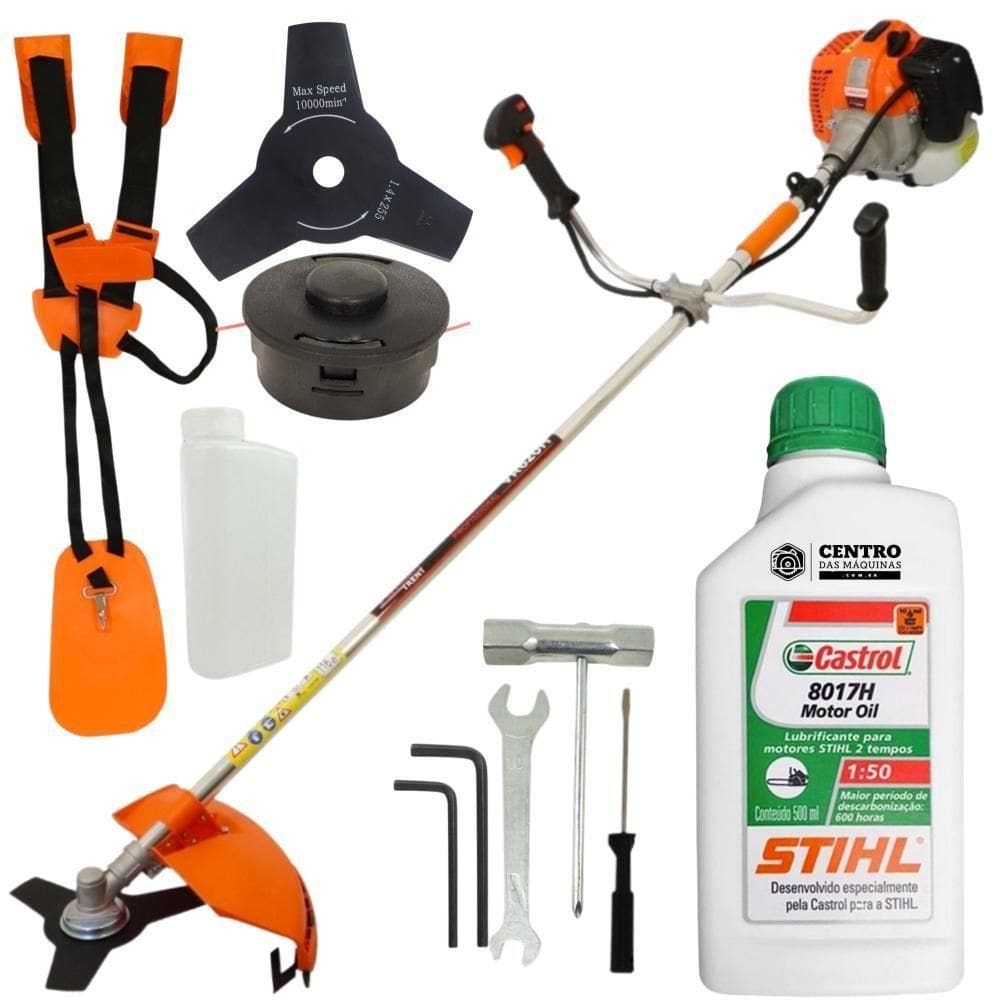 Roçadeira Profissional Lateral Vulcan Vr620h 2t 62cc