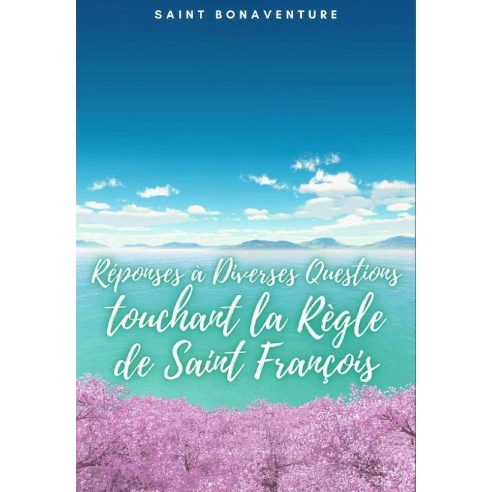 Re´ponses a` Diverses Questions touchant la Re`gle de Saint Franc¸ois - Francês