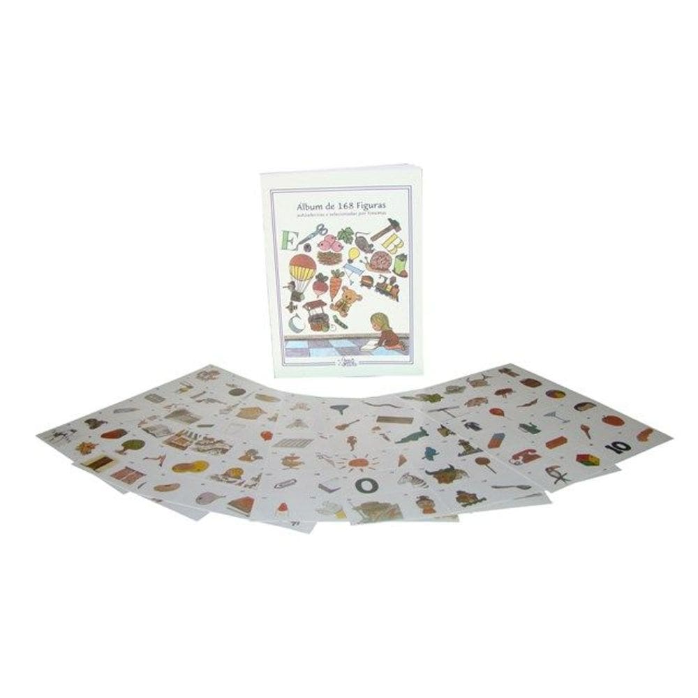 Álbum de 168 Figuras Autoadesivas Balanceadas por Fonemas