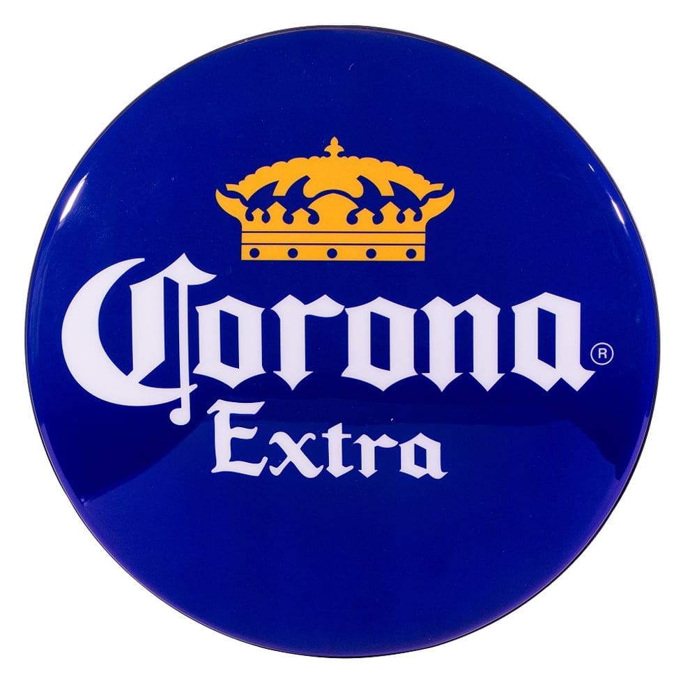 Luminoso de Parede Cerveja Coron a Retrô Vintage para Bar, Garagem, Churrasqueira, Espaço Gourmet