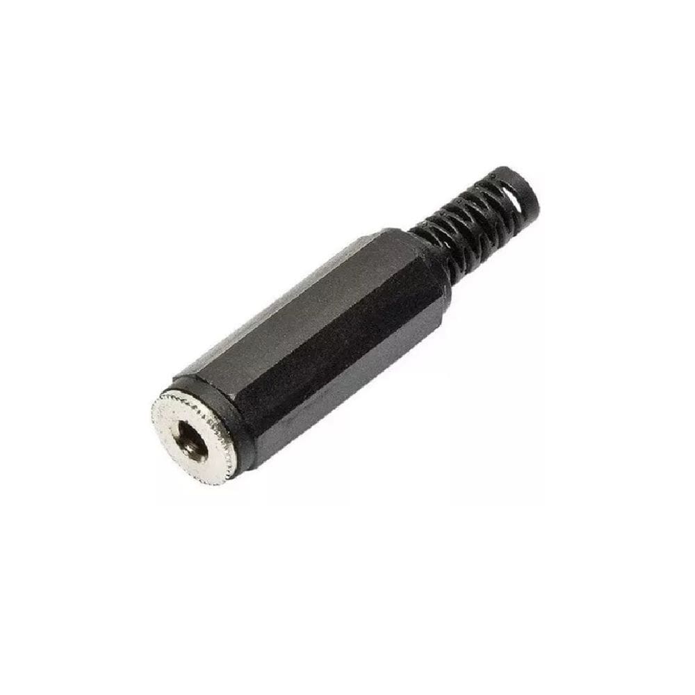Kit 10 Jack J2 Mono Plástico - Conectores de Áudio