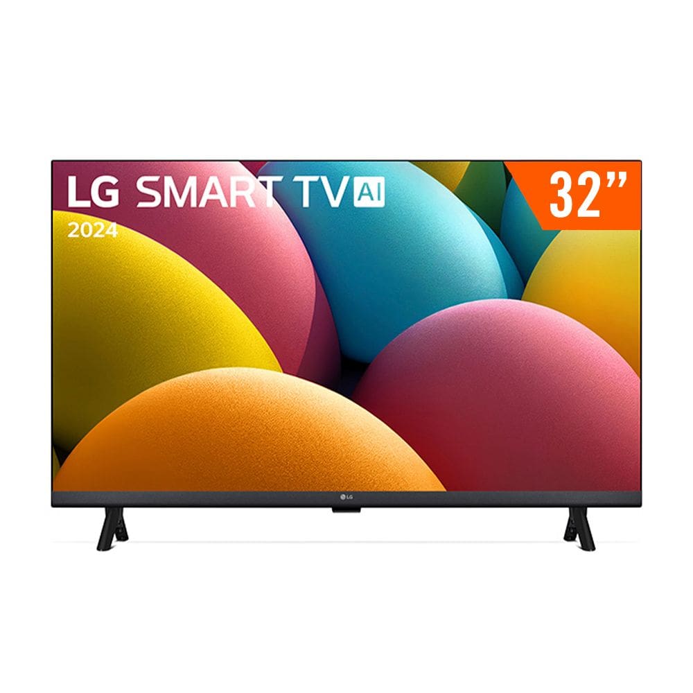 Smart TV LED 32" HD LG 32LR600B ThinQ AI Alexa HDR10 2 HDMI 1 USB Wi-Fi Bluetooth