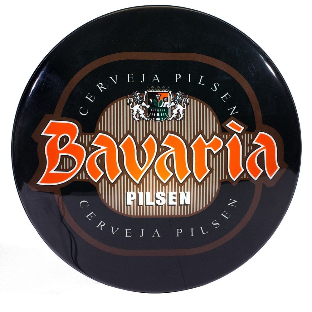 Luminoso de Parede Cerveja Bavária Retrô Vintage para Bar, Garagem, Churrasqueira, Espaço Gourmet