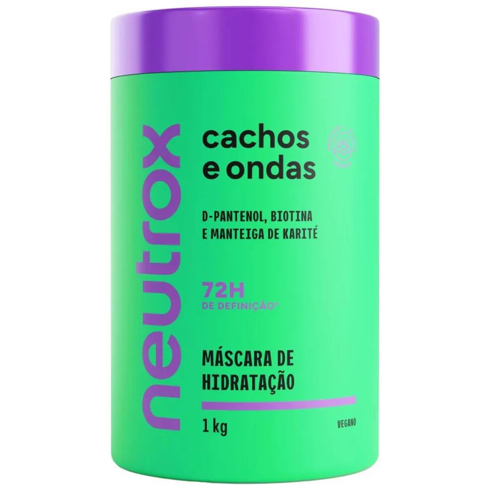 Máscara de Hidratação Neutrox Cachos e Onda 1kg
