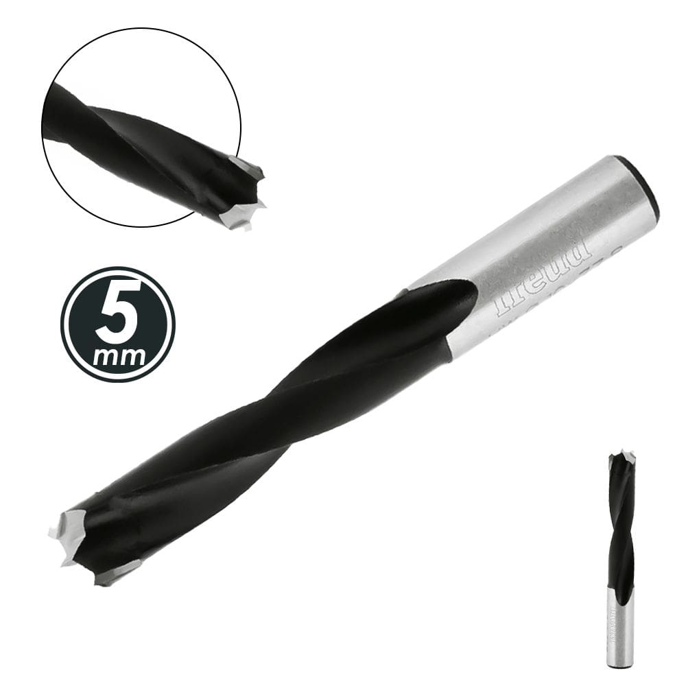 Broca Furo Cego 5mm para Madeira e Painel PF06MDAA3 Freud
