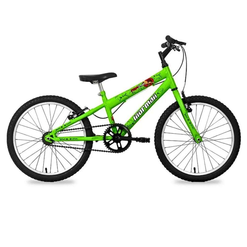 Bicicleta Infantil  Aro 20 V-Brake Mtb Mormaii Verde