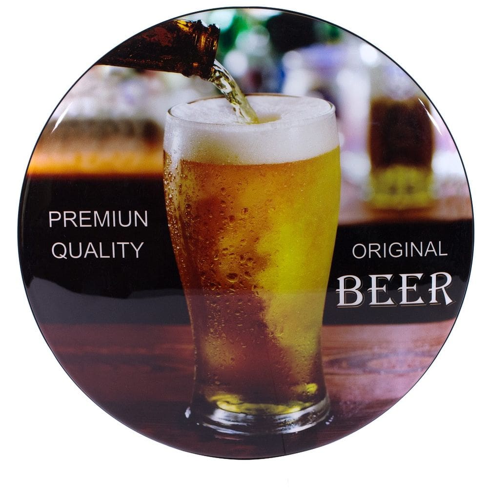 Luminoso de Parede Cerveja Beer S/ Rótulo Retrô Vintage P Bar, Garagem, Churrasqueira,espaço Gourmet