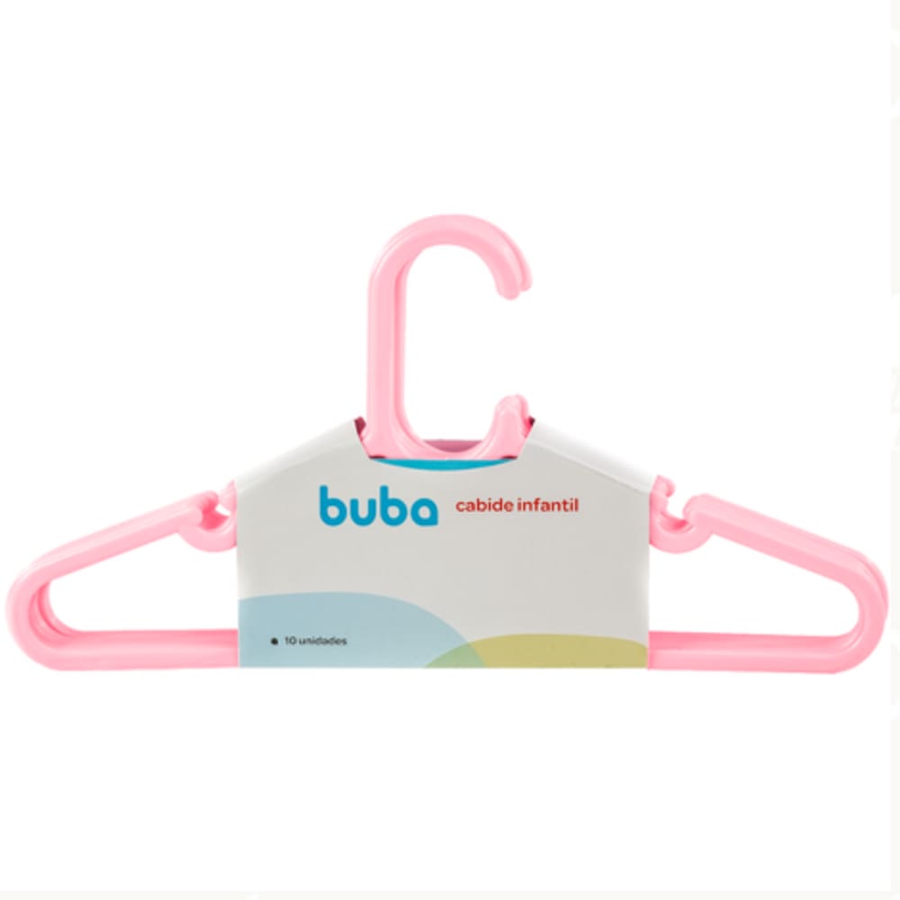 Kit 10 Cabides Rosa