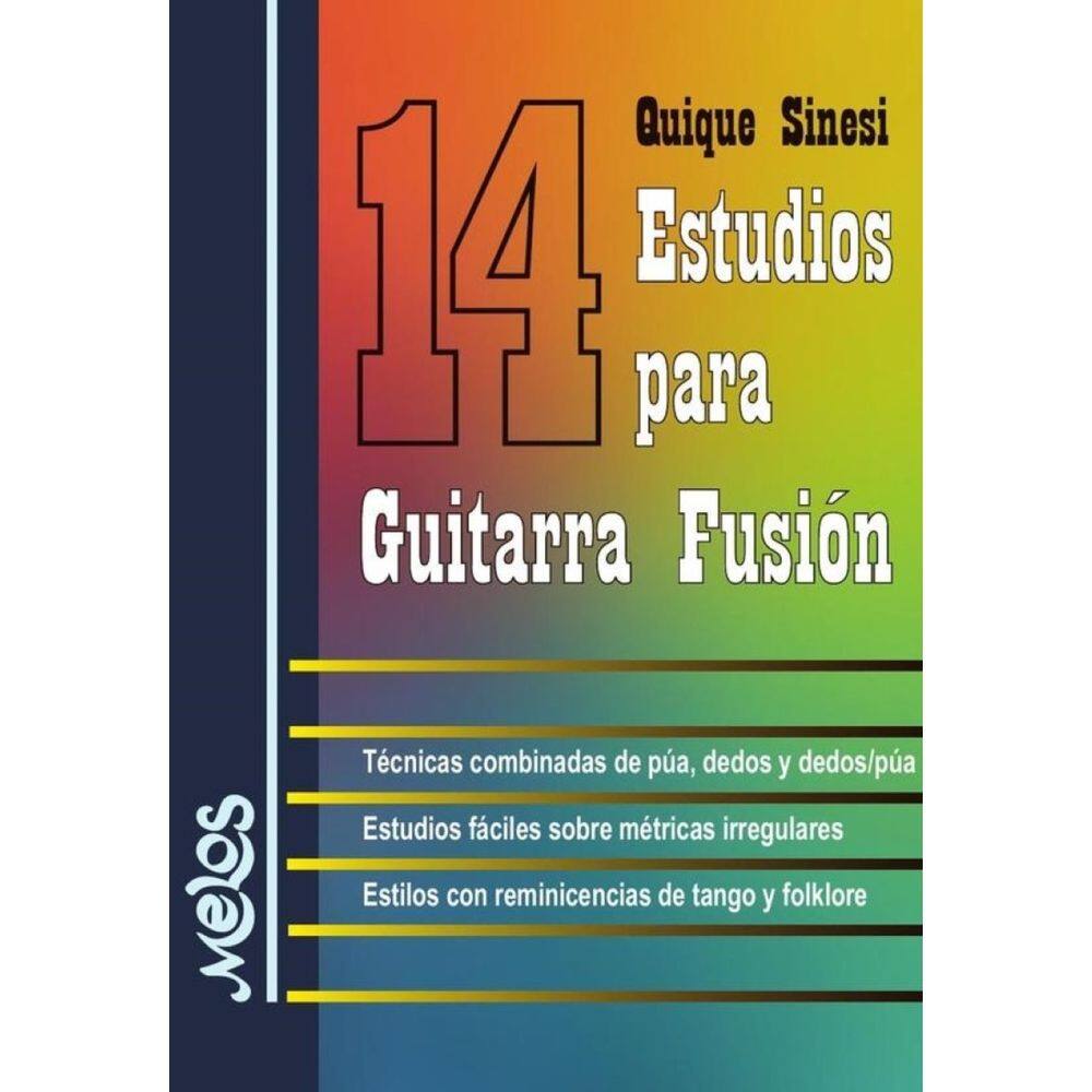 BA13602 - 14 estudios para guitarra fusión - Espanhol