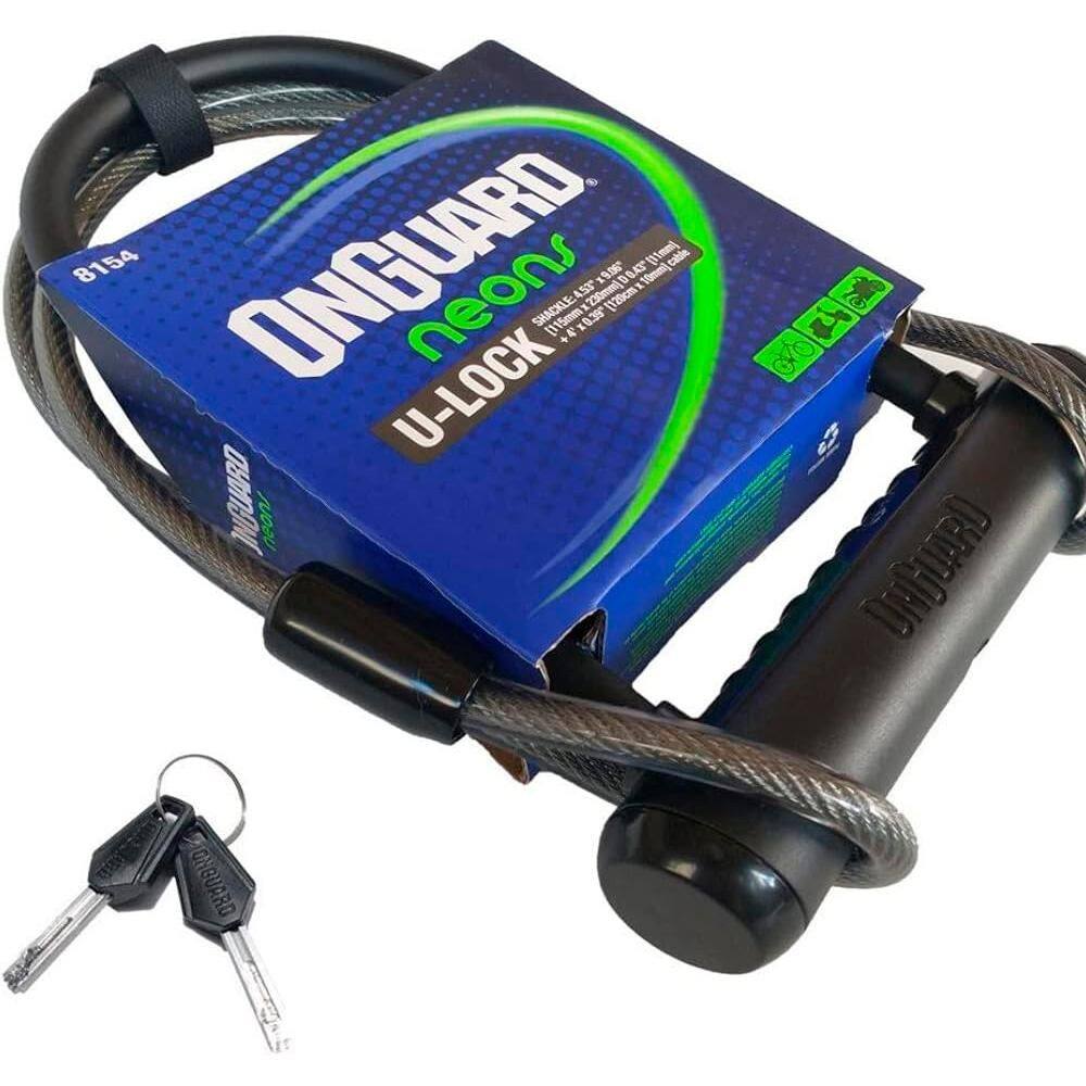 Cadeado Onguard U-lock Neon 8154 Bike e Moto