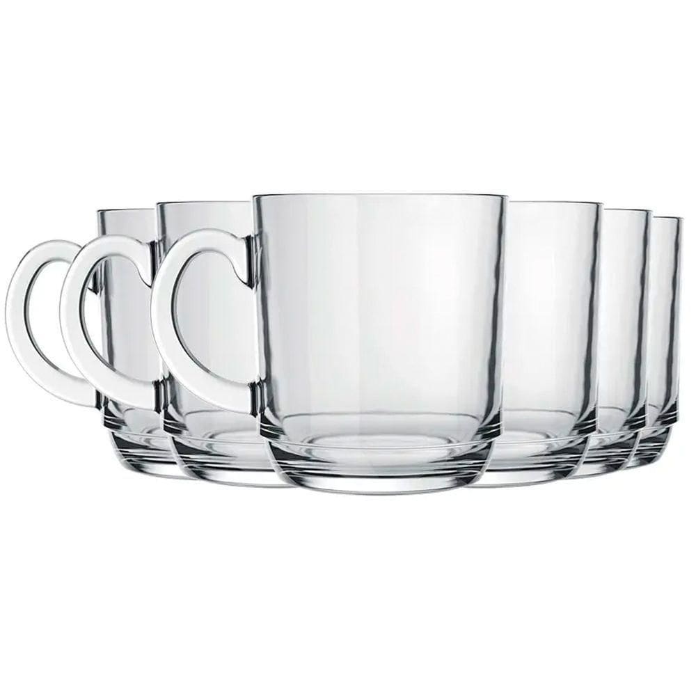 Caneca De Vidro Aspen Duralex 300ml 06 Unidades - Nadir 5909