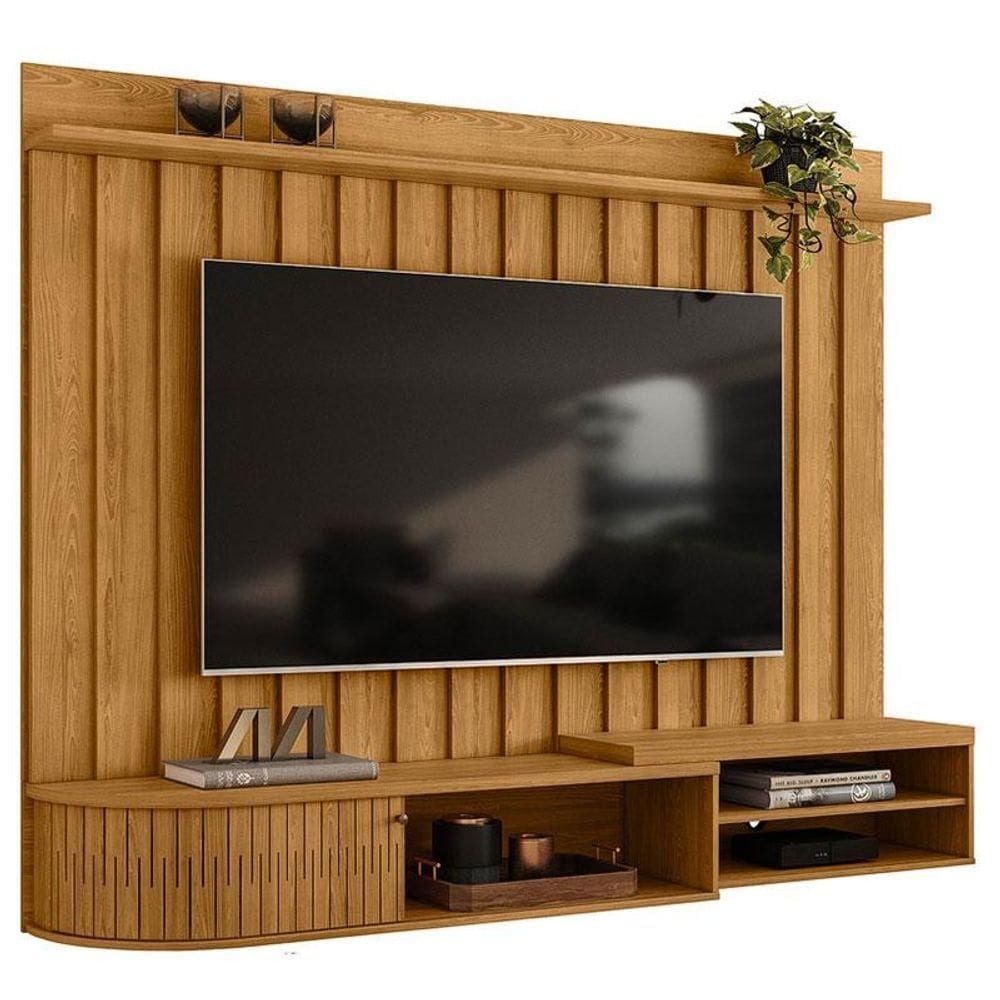 Estante Home Theater Suspenso ímola Cumaru - Madetec
