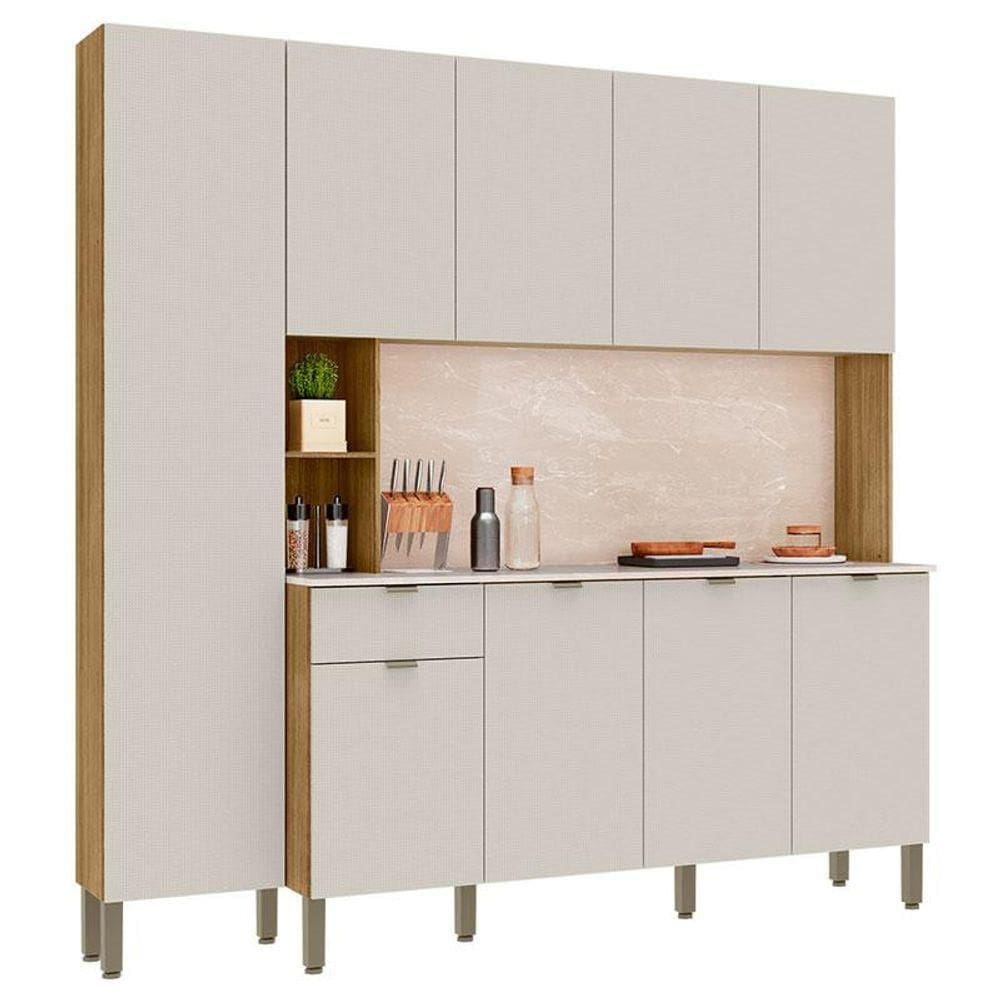 Kit Cozinha Ambiente Pulse Freijó Soft - Kits Paraná
