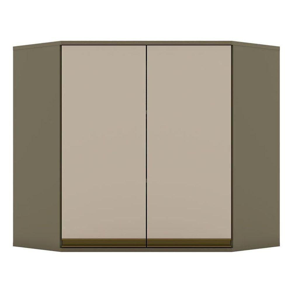 Armário Aéreo Connect Canto Obliquo 2 Portas 83 Cm Duna Cristal - Henn