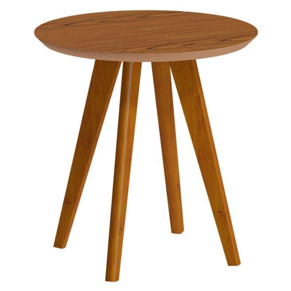 Mesa Lateral Classic Redonda Freijó - Imcal