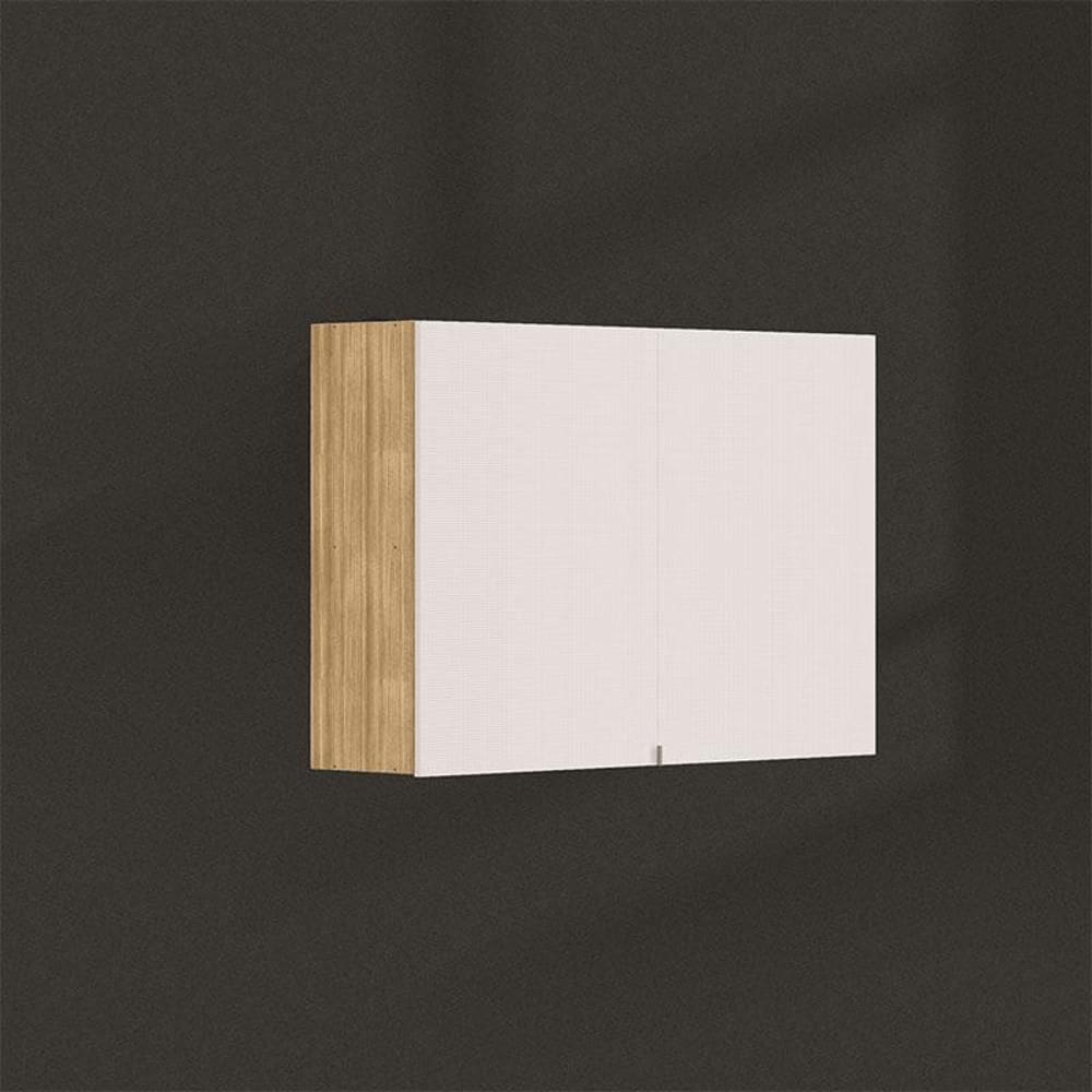 Armário Aéreo Ambiente Art 2 Portas Articuladas 120cm Freijó Soft – Kits Paraná