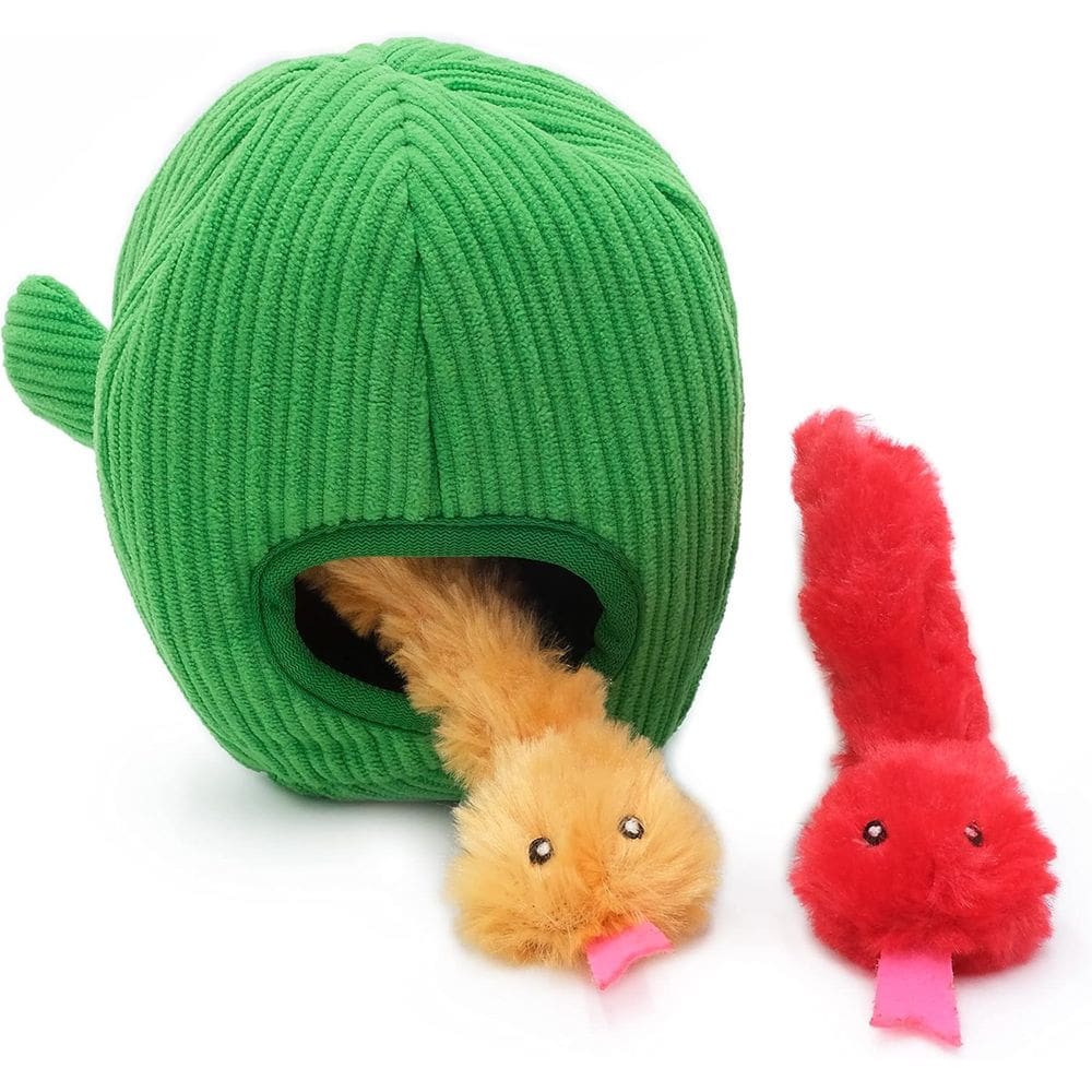 Pelúcia Zippypaws Burrow Brinquedo Com Catnip Cobras em Cactos Para Gatos