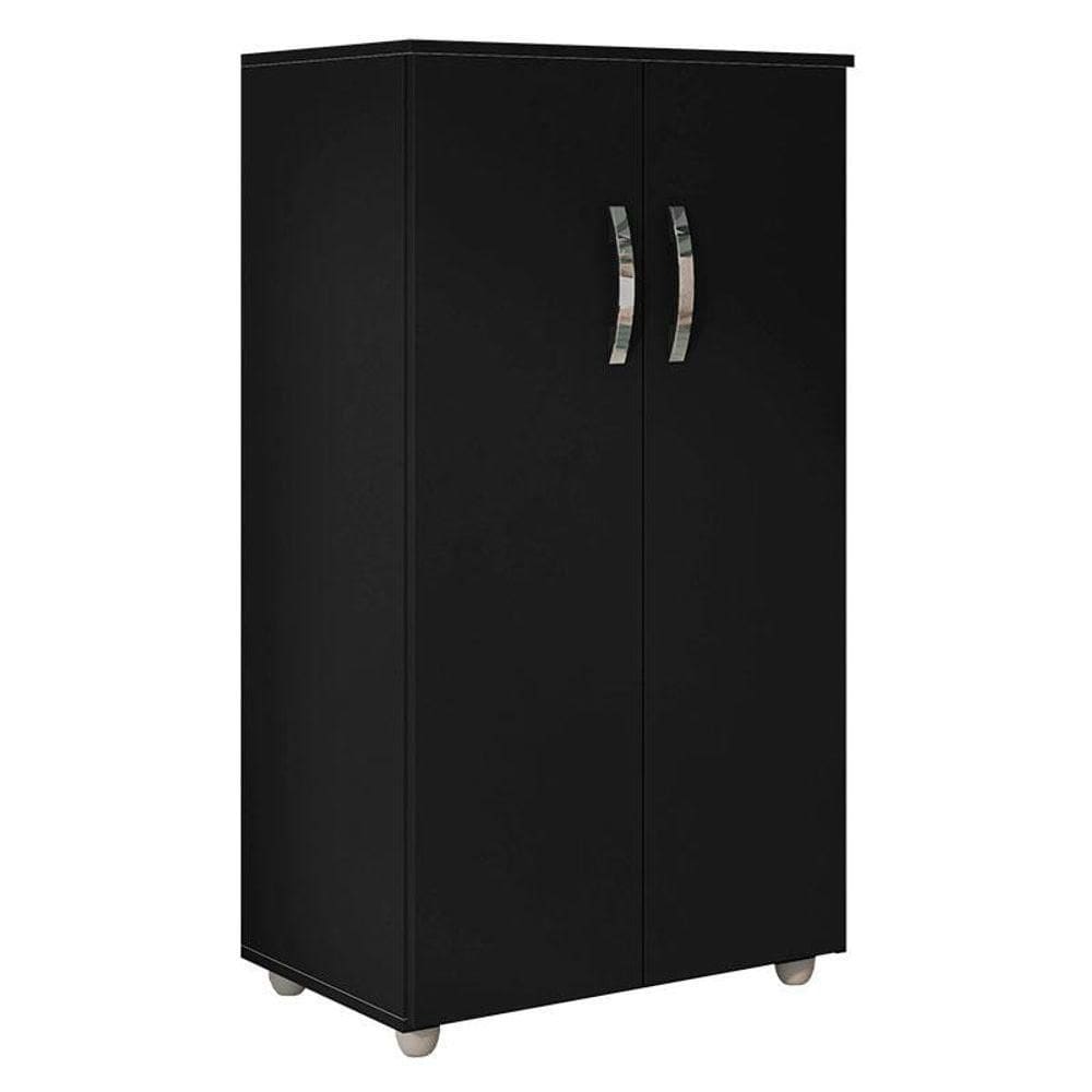 Armário Multiuso Rosana Preto Fosco - Ajl