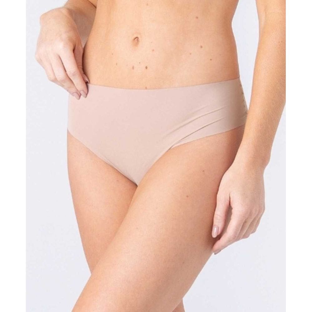 Calcinha invisível fio dental com cintura alta