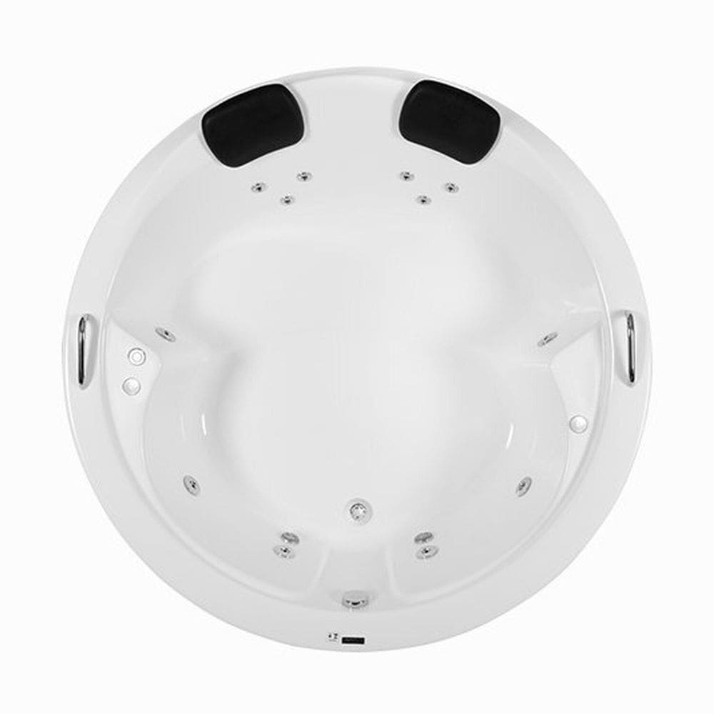 Banheira de Hidromassagem Firenze em Gel Coat Gran Luxo com Aquecedor 180cm - Volume Ideal 360 Litro - 110V