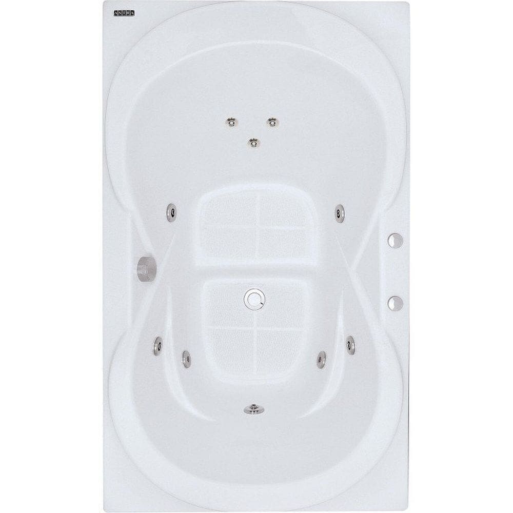 Banheira Hidromassagem Astra Due Gran Luxo - 05 Jatos Acrílico P4 Sem Aquecedor e Cromoterapia Branco