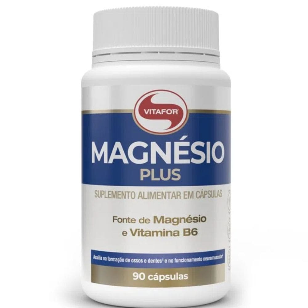 Magnésio Plus 690mg (90 Caps) - Vitafor