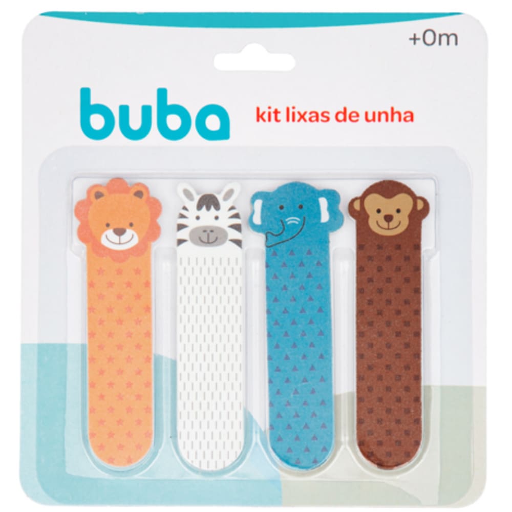 Kit 4 Lixas De Unha Buba  Selvinha