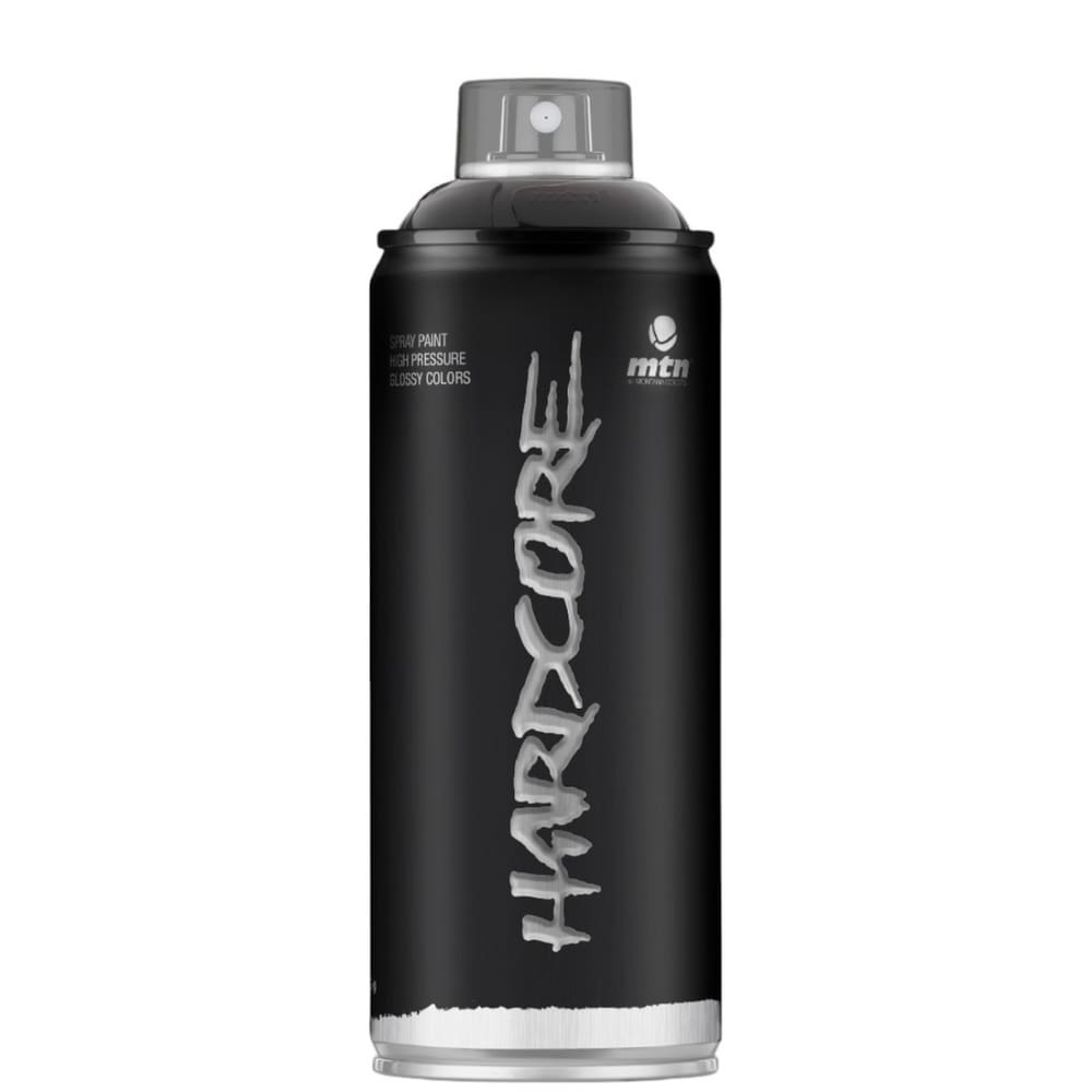 Tinta Spray Hardcore Preto Acetinado 400ml MTN