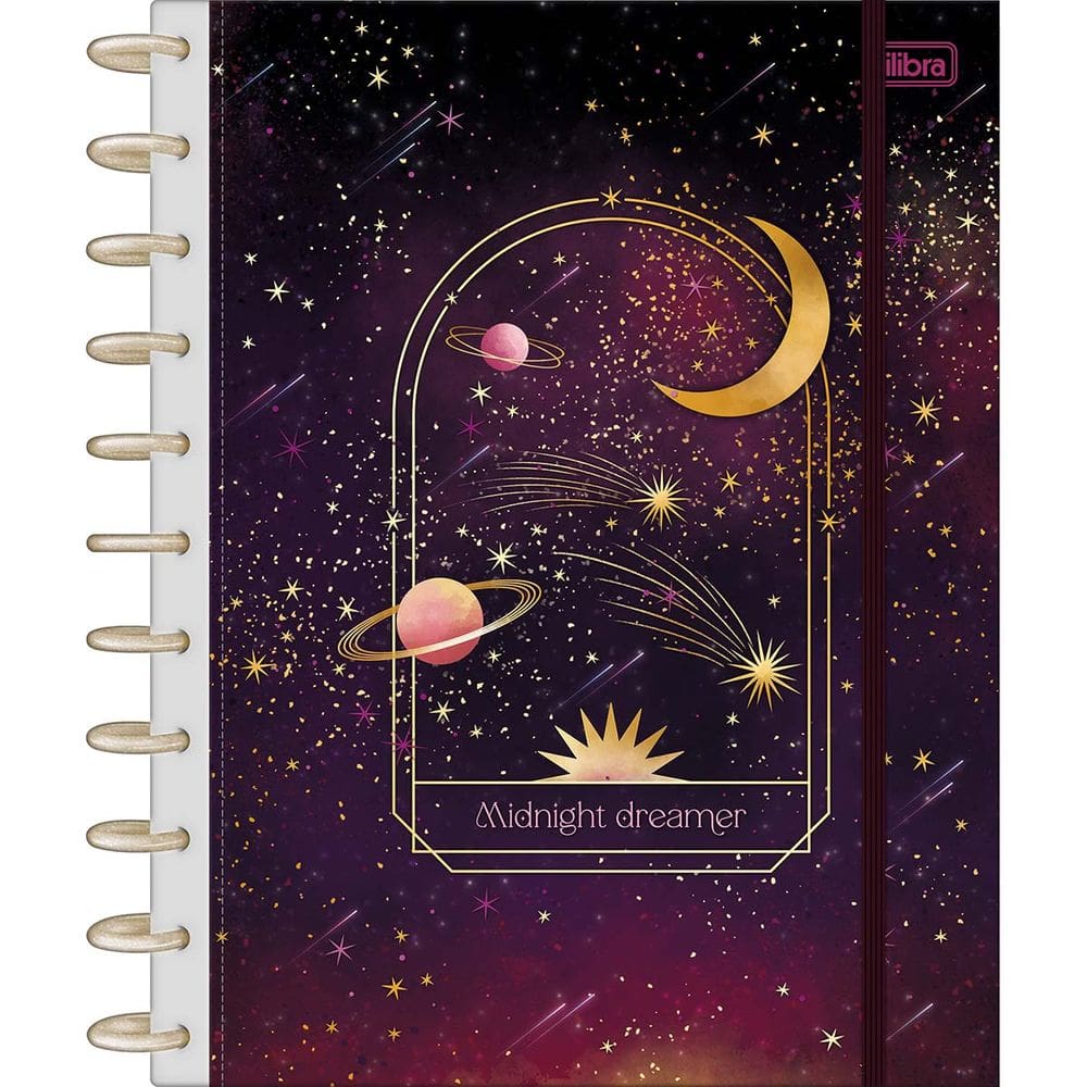 Tilibra - Caderno Connect Tilidisco Capa Dura Universitário 10 Matérias Magic 160 Folhas