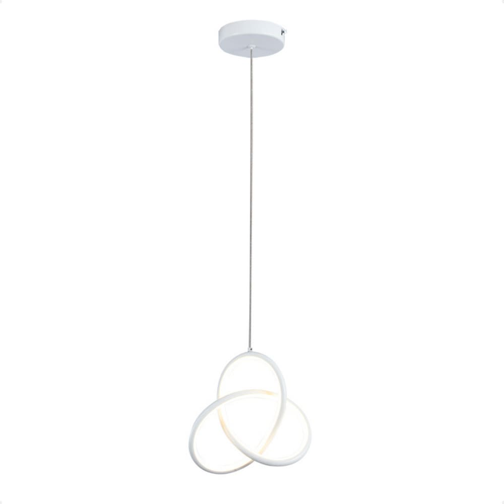 Pendente Led Moderno Taschibra Catar 15W Luz Quente 3000K Bivolt Branco